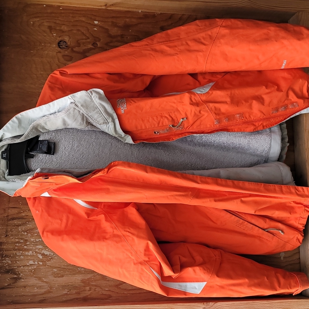 2 piece north face jacket
